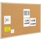 Tablica korkowa bi-office w ramie drewnianej 60 x 80 gmc060012010