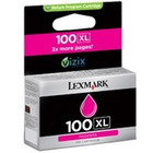 WkŁad atram. lexmark no 100xl magenta | 600str | seria s/ seria pro